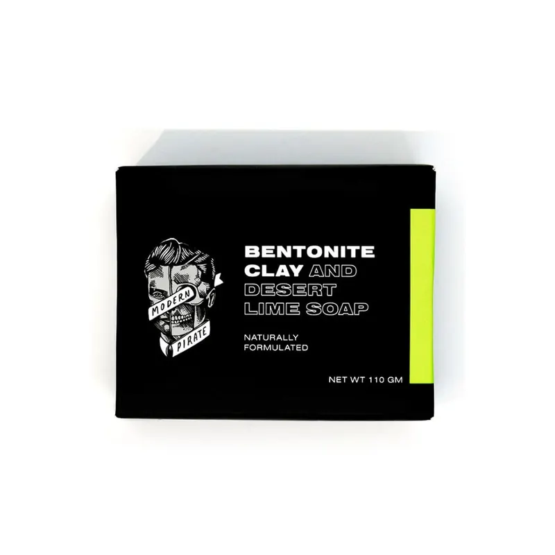 Modern Pirate Bentonie Clay & Desert Lime Soap 110g