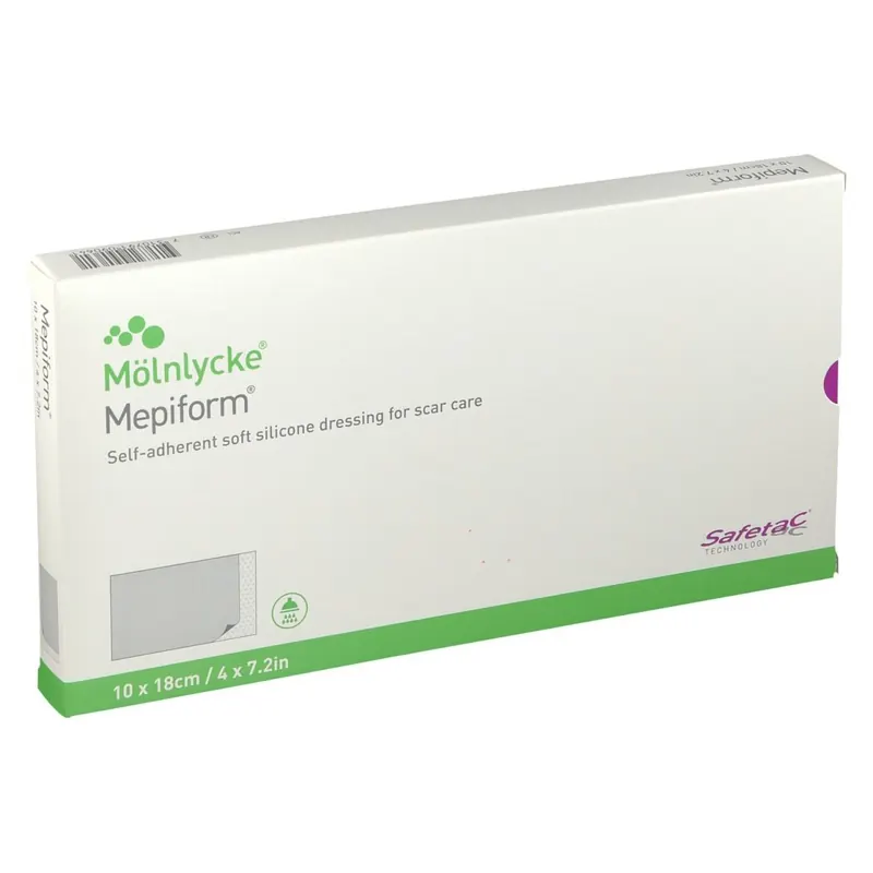 Mölnlycke® Mepiform® Medicazione Autoaderente 10 x 18 cm