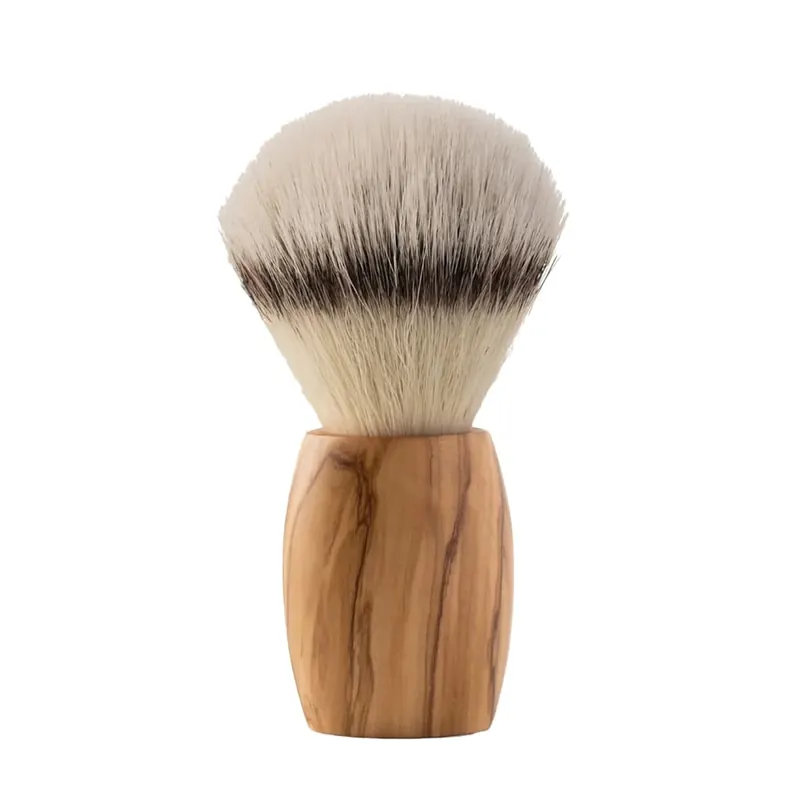 Mondial pennello da barba sintetico Thor Olive wood Ecosilvertip