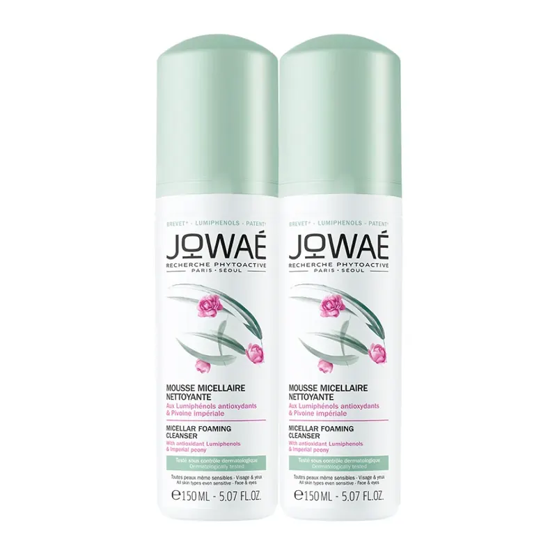 Mousse Micellaire Nettoyante 2x150ml JOWAÉ | Pinalli