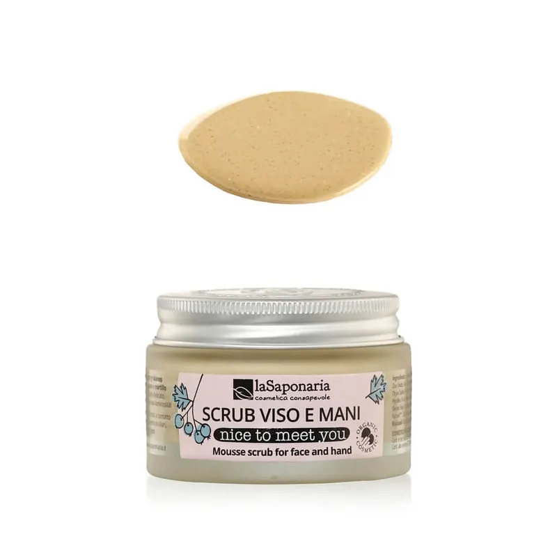 Mousse scrub viso-mani- NICE TO MEET YOU LA SAPONARIA | Pinalli