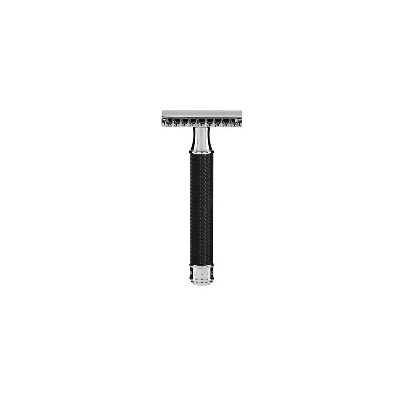 Mühle Double Edge Safety Razor R41 Black Open Comb