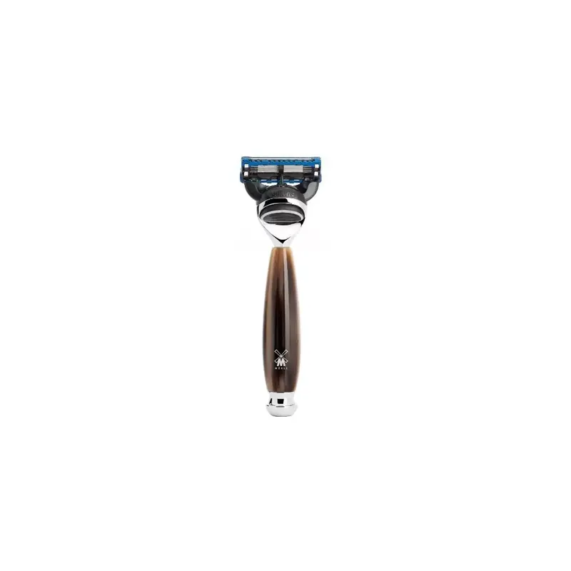 MÜHLE Gillette Fusion handle material high-grade brown horn resin VIVO
