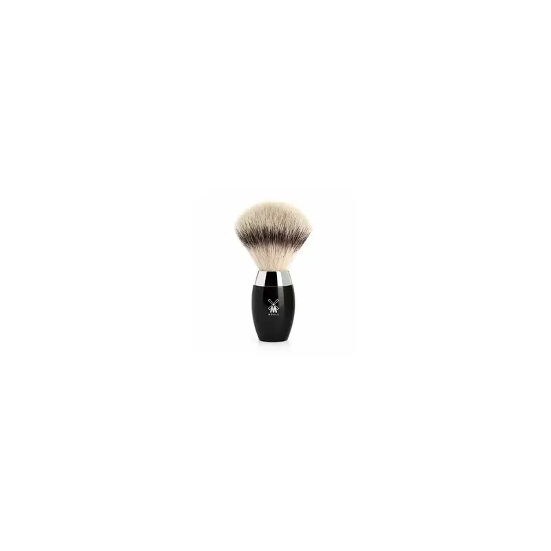 Mühle Kosmo Shaing Brush Sivertip Fibre Black Resin M