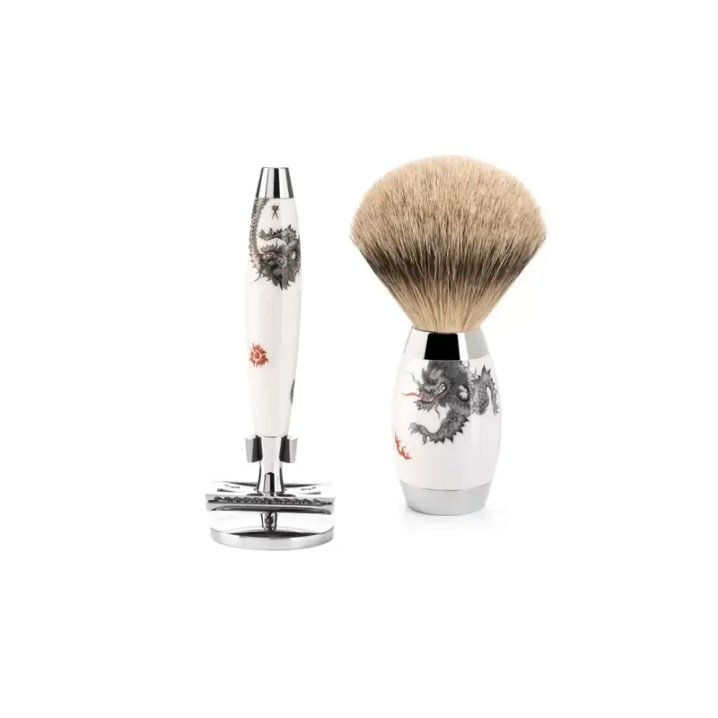 Mühle Limited Edition Safety Razor & Shaving Brus Porcelain