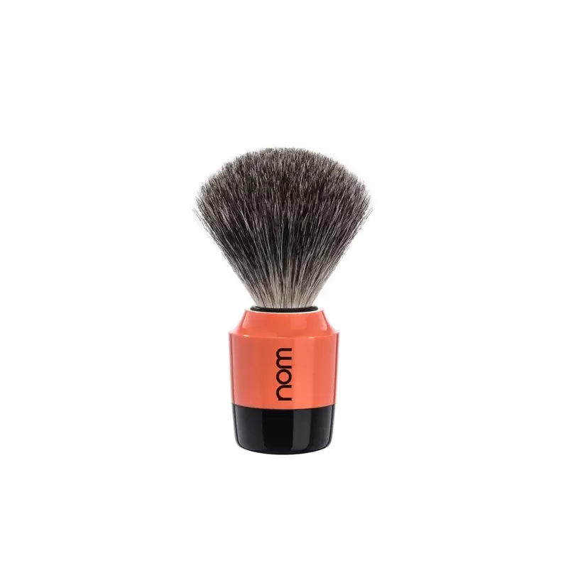 Mühle Nom Marten Shaving Brush Pure Badger Black/Coral