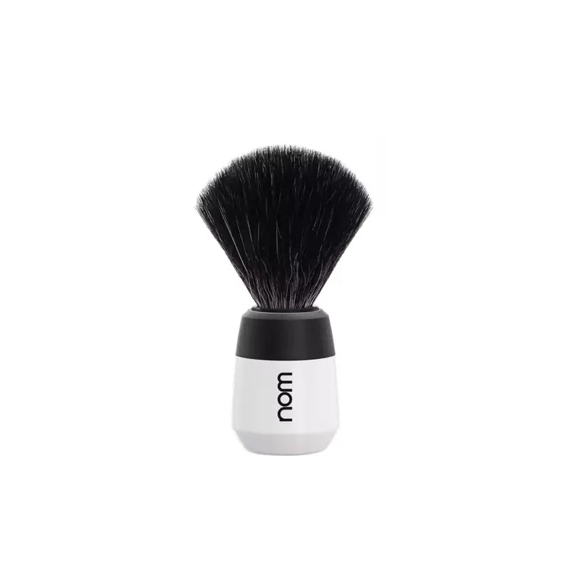 Mühle Nom Max Shaving Brush Black Fibre White