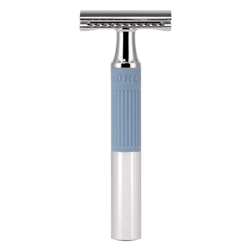 Muhle rasoio di sicurezza pettine chiuso Neo blu