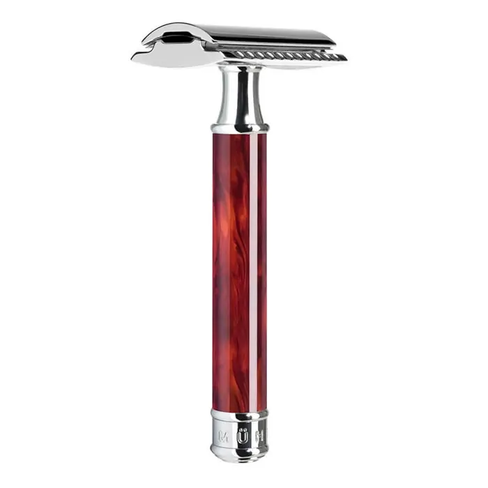 Muhle rasoio di sicurezza R108 tartarugato closed comb