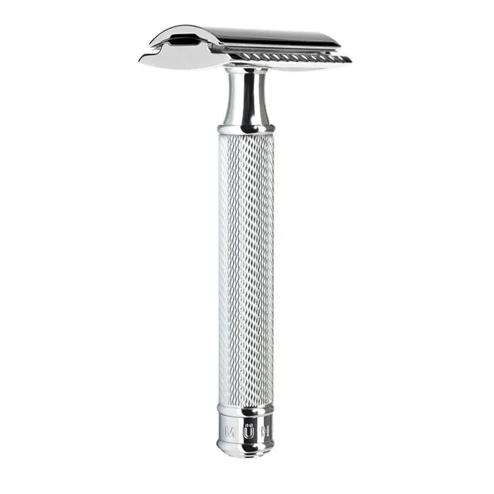 Muhle rasoio di sicurezza R89 closed comb in metallo cromato