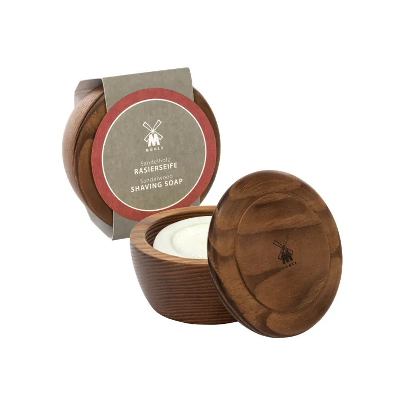 Mühle Sandalwood Shaving Soap & Wooden Bowl 65gr