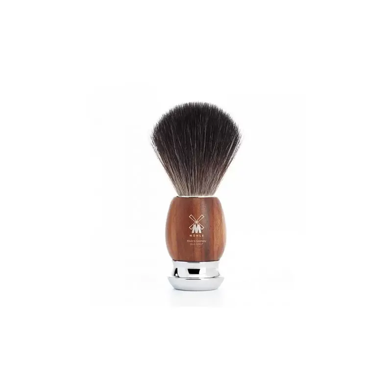 Mühle Shaving Brush Black Fiber Plum Wood Serie Vivo
