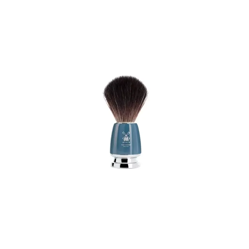 Mühle Shaving Brush Black Fibre M Blue Petrol Serie Rytmo