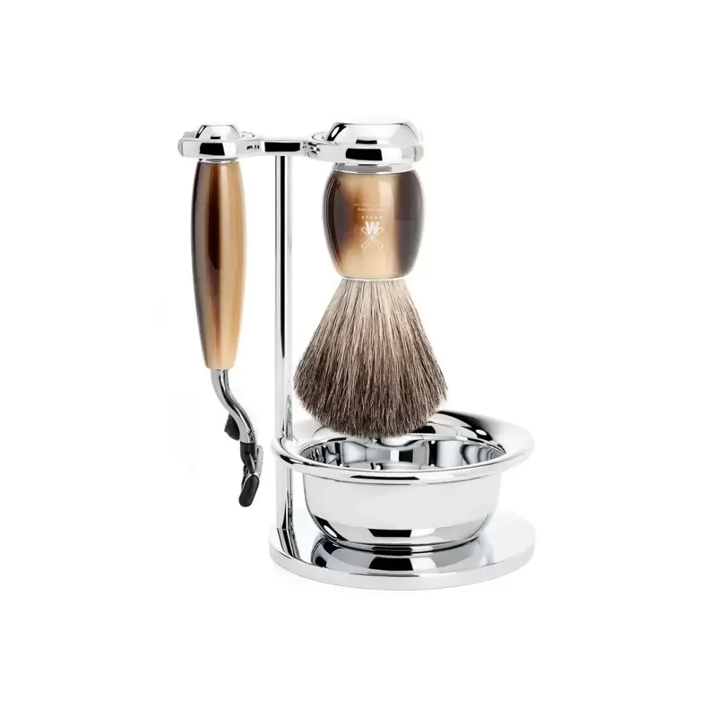Mühle Shaving Brush, Gillette® Mach3® & Shaving Bowl Set Serie Vivo