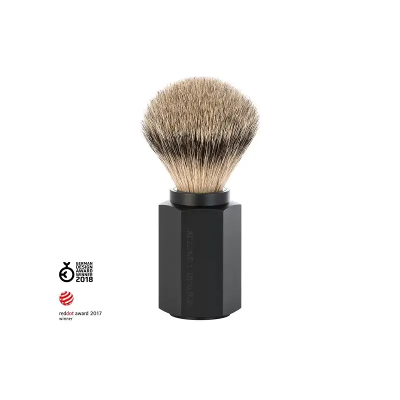Mühle Shaving Brush Hexagon Graphite Silvertip