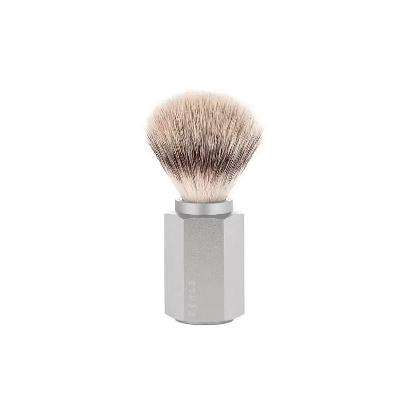 Mühle Shaving Brush Hexagon Pure Silvertip Fibre