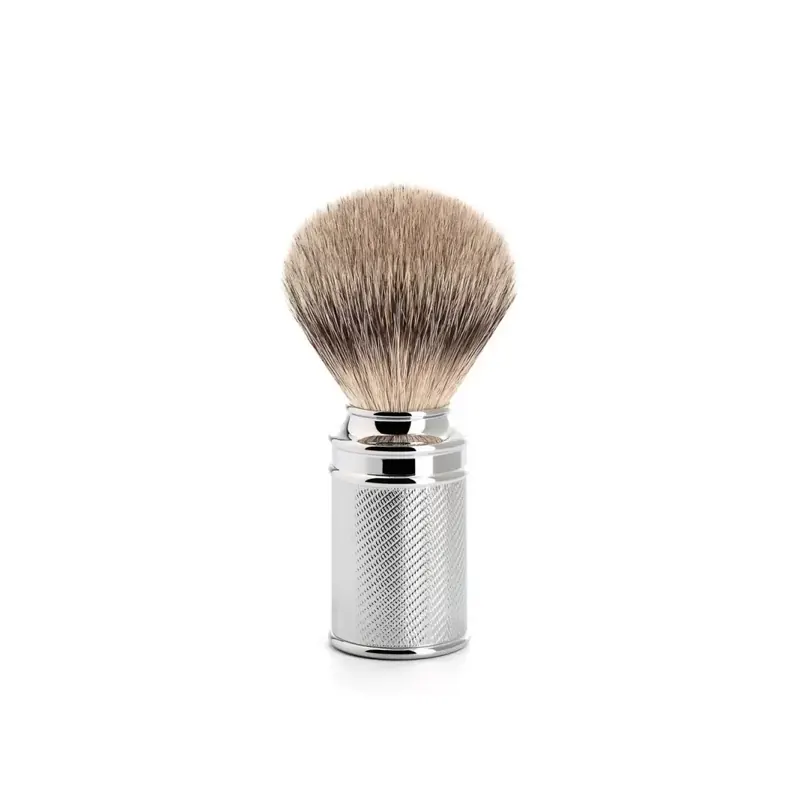 Mühle Shaving Brush Silvertip Badger Chrome-Plated Metal