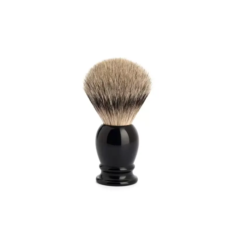 Mühle Shaving Brush Silvertip Badger Resin Black L