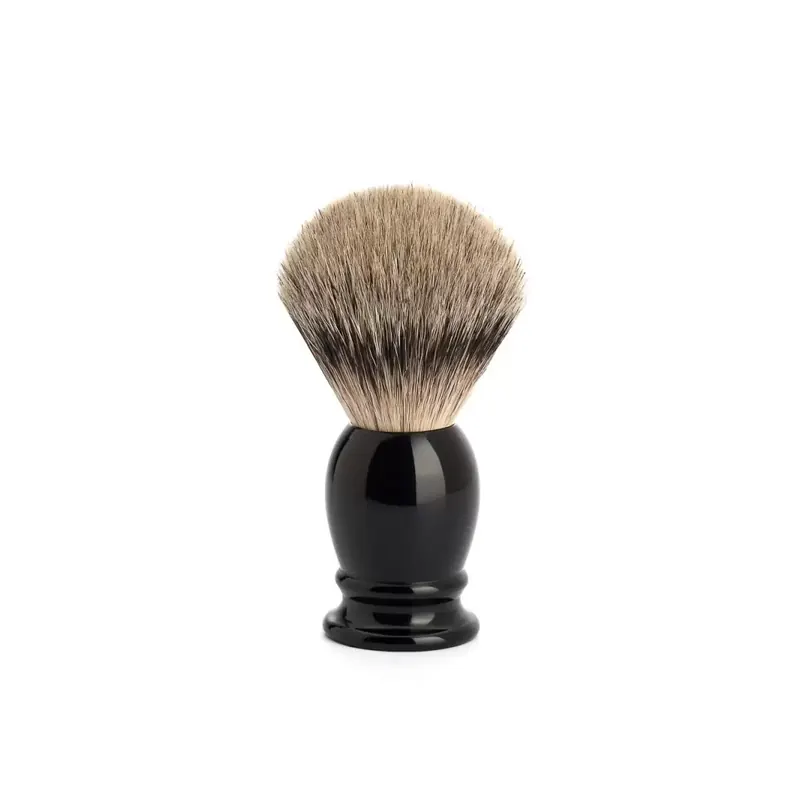 Mühle Shaving Brush Silvertip Badger Resin Black M