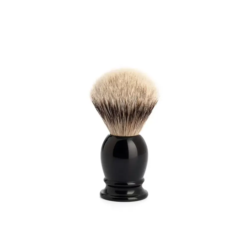 Mühle Shaving Brush Silvertip Badger Resin Black S