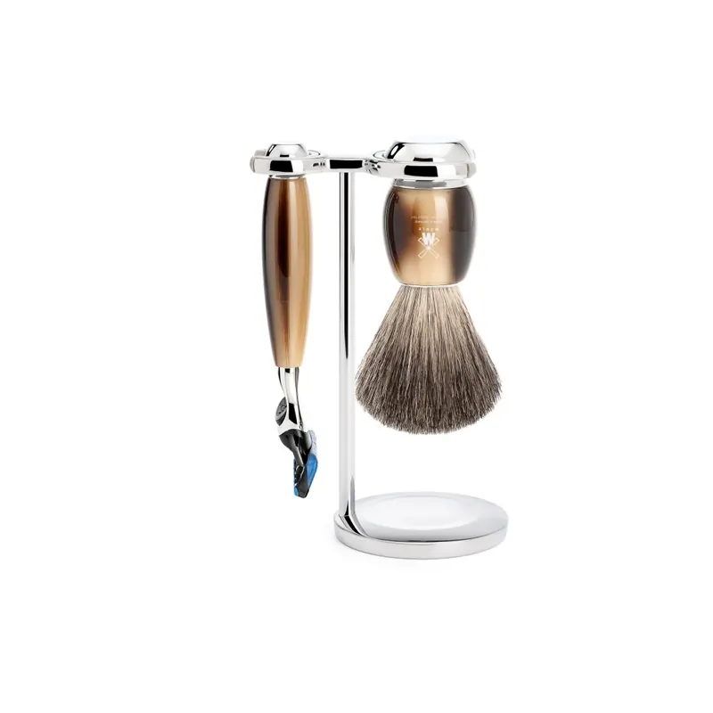 Mühle Shaving Set Badger Shaving Brush & Fusion Razor