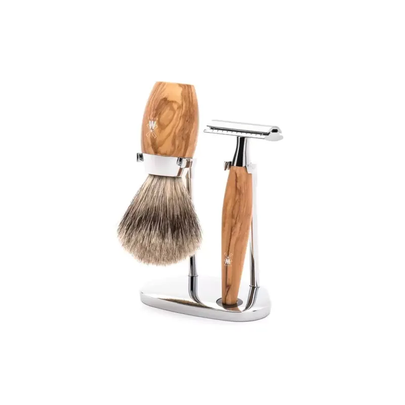 Mühle Shaving Set Fine Badger Shaving Brush & Safety Razor Kosmo Series