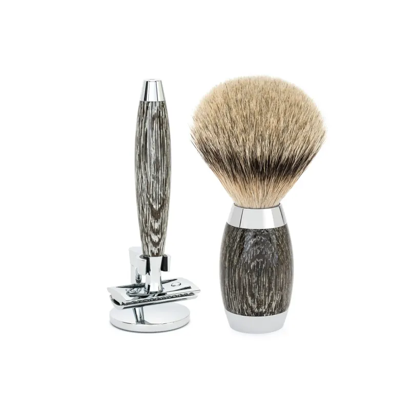 Mühle Shaving Set Silvertip Badger Shaving Brush, Classic Safety Razor