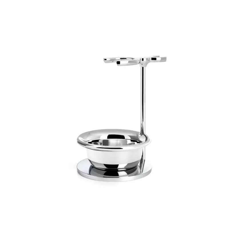 Mühle Stand with Bowl for Shaving Set Chrome Plated