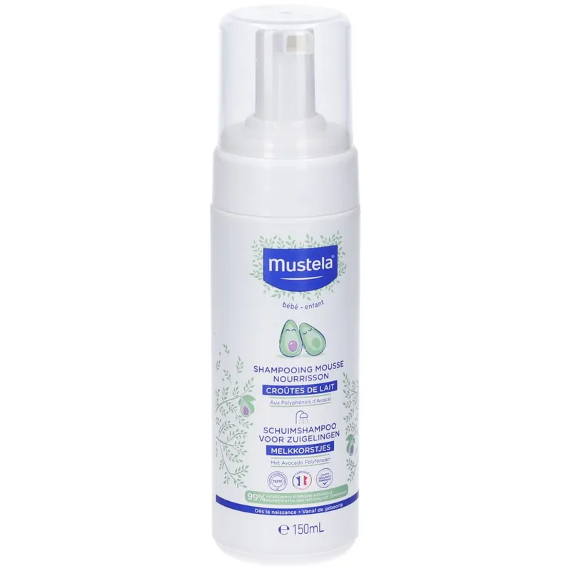 Mustela® Shampoo Mousse Detergente Crosta Lattea