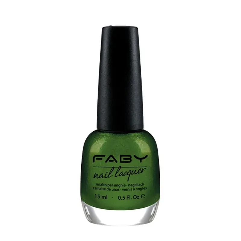 Nail Lacquer glittering chlorophyll FABY | Pinalli