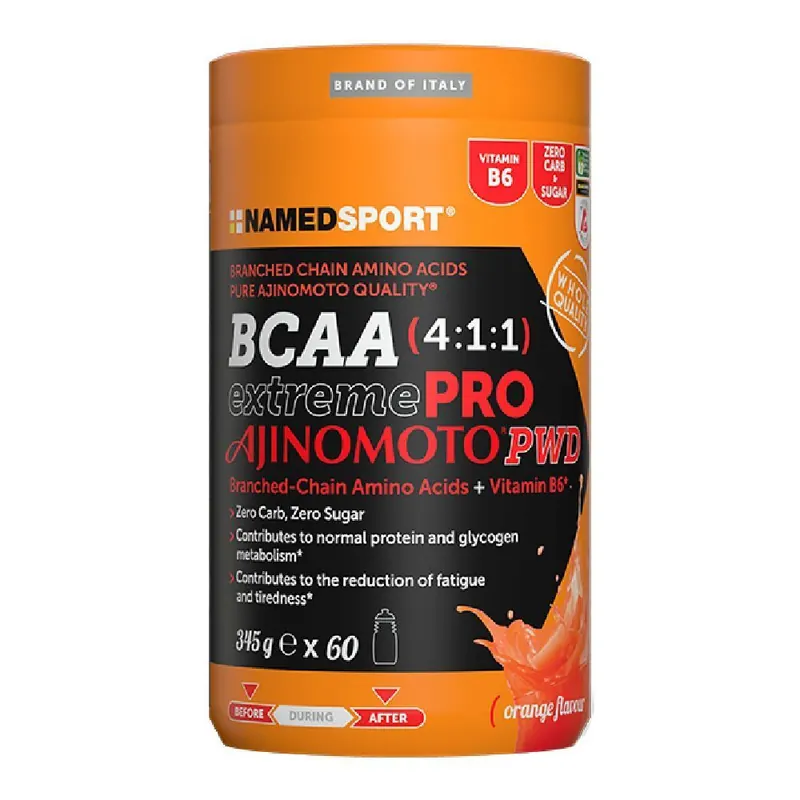 NAMEDSPORT® BCAA 4:1:1 Extremepro Ajinomoto PWD Arancia