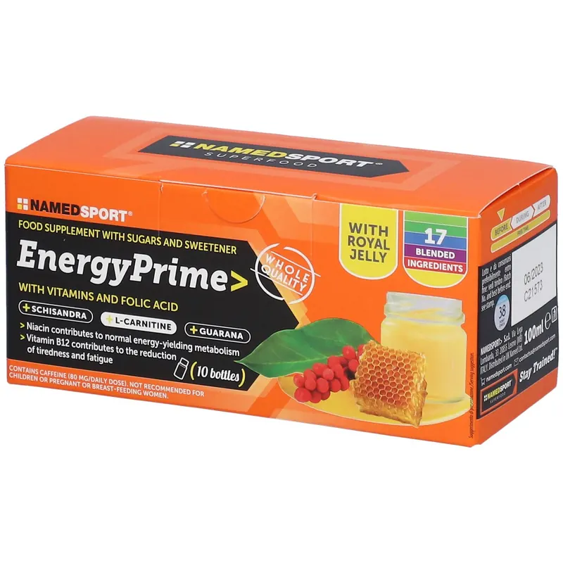 NAMEDSPORT® EnergyPrime - Risparmia il 10% con il codice: named0926