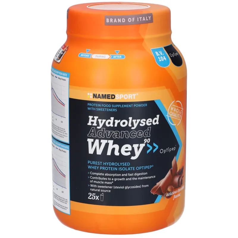 NAMEDSPORT® hydrolysed Advanced Whey 90 - Risparmia il 10% con il codice: named0926