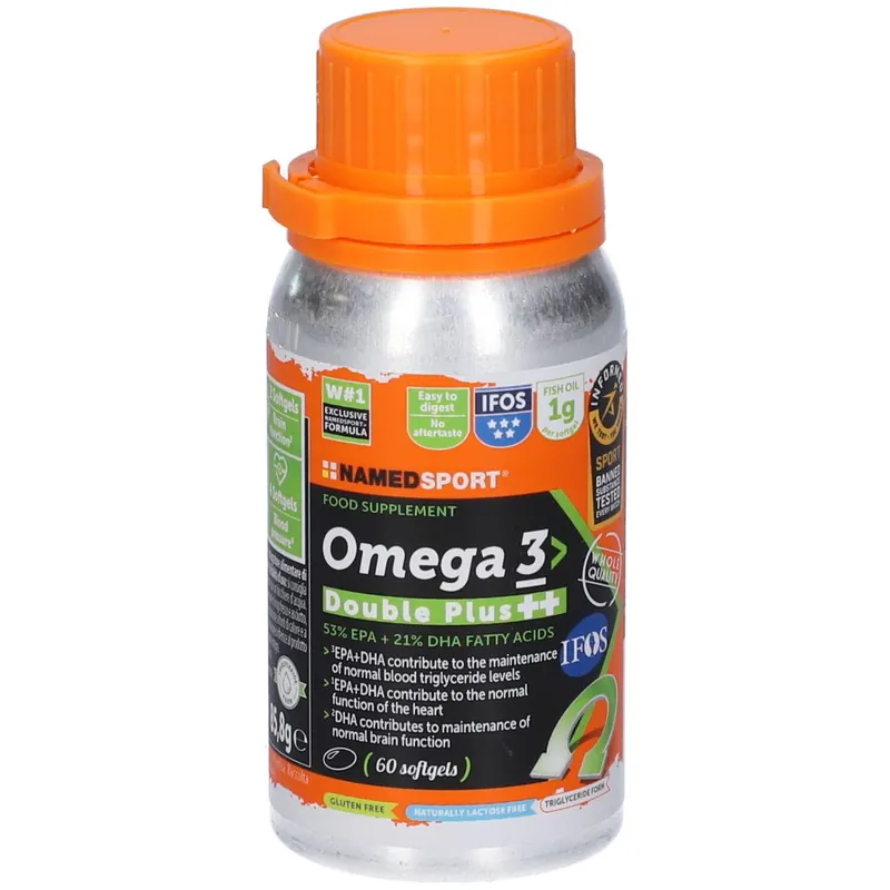 NAMEDSPORT® Omega 3 Double Plus 60 Softgel - Risparmia il 10% con il codice: named0926
