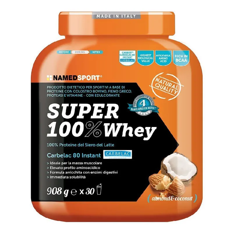 NAMEDSPORT® Super 100% Whey Almond & Coconut Flavour