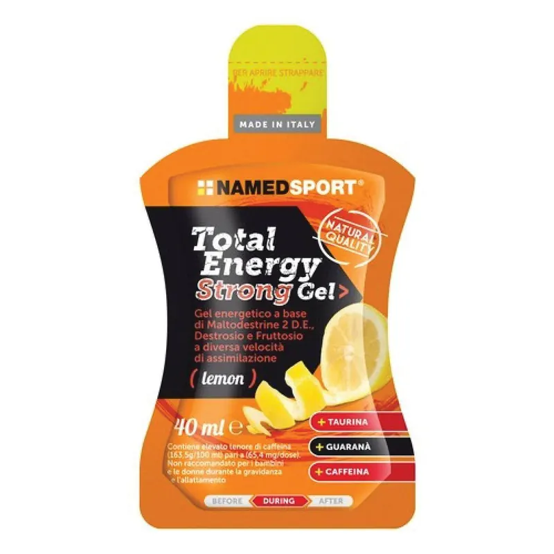 NAMEDSPORT® Total Energy Strong Gel Lemon - Risparmia il 10% con il codice: named0926