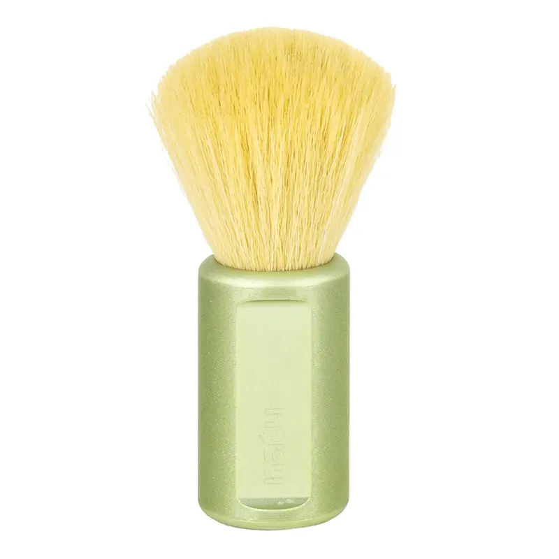 Natu pennello da barba sintetico verde