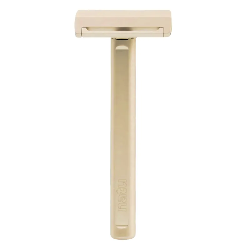 Natu rasoio di sicurezza single edge oro