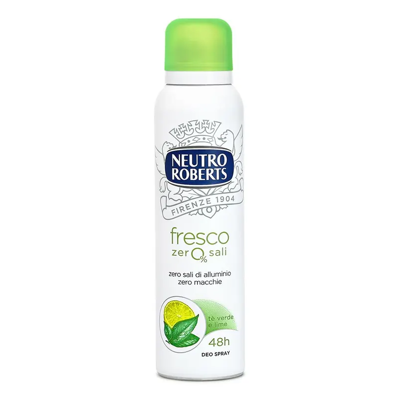 NEUTRO ROBERTS Fresco Zero Sali Tè Verde & Lime Deo Spray