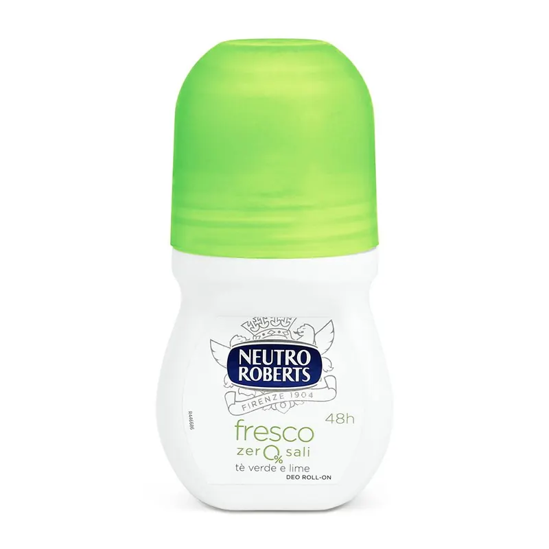 NEUTRO ROBERTS Fresco Zero Sali Tè Verde & Lime Roll On