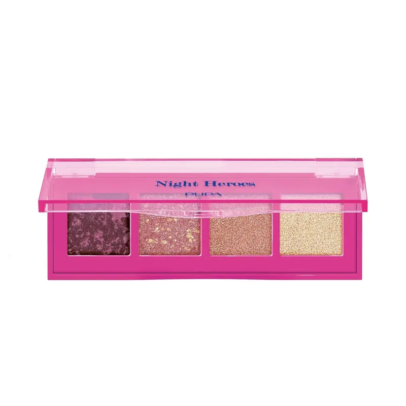 Nioght Heroes Palette 4 ombretti multi finish PUPA | Pinalli
