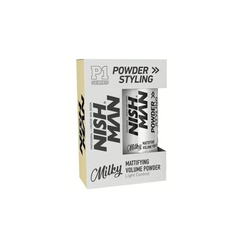 Nishman Milky Powder Styling Mattifying Volume Light Control P1