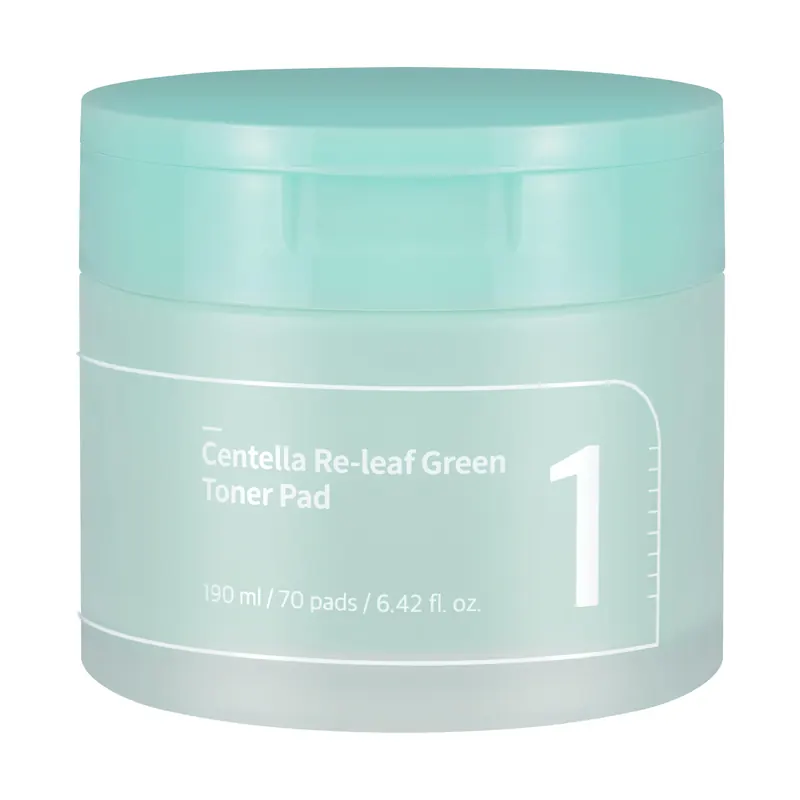 No.1 Centella Re-Leaf Green Toner Pad NUMBUZIN | Pinalli