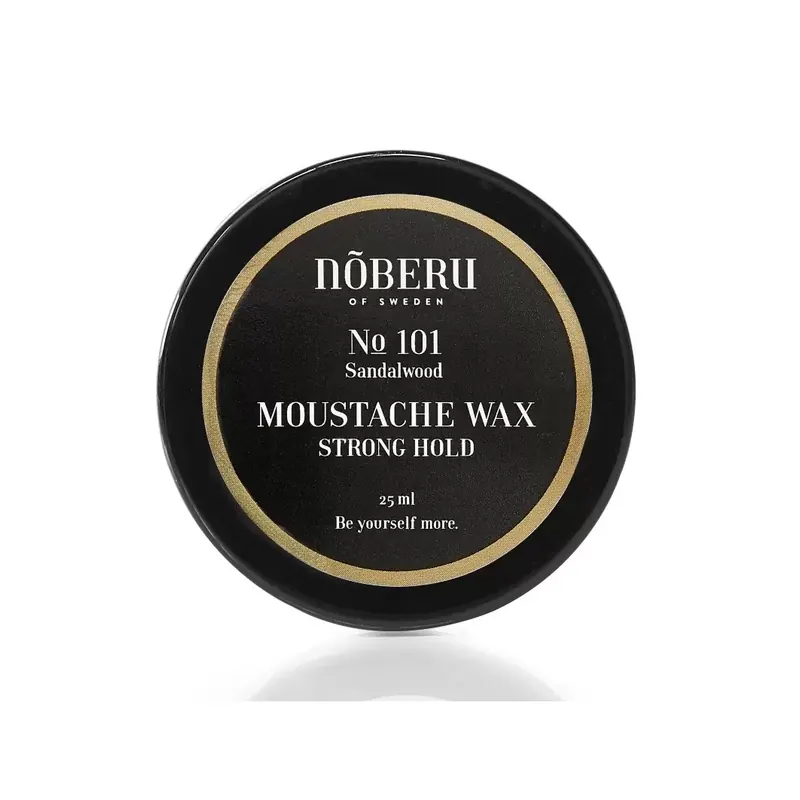 Noberu Of Sweden Sandalwood Strong Hold Moustache Wax 25ml