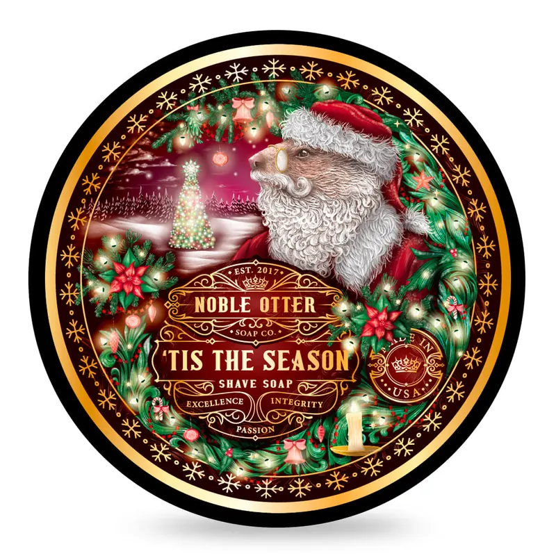 Noble Otter sapone da barba ‘Tis the Season 118ml