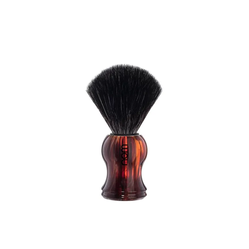 NOM Black and Havana Fiber Shaving Brush