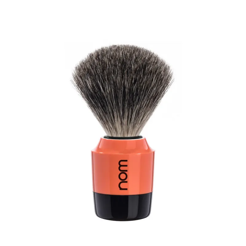 Nom Marten Coral Shaving Brush (Pure Badger)