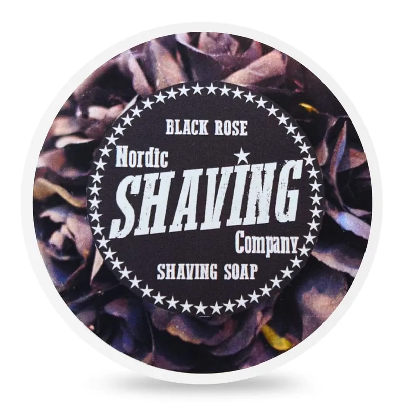 Nordic Shaving Company sapone da barba Black Rose 140g
