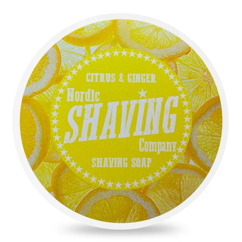 Nordic Shaving Company sapone da barba Citrus & Ginger 114g