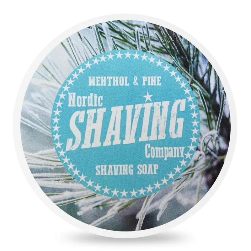 Nordic Shaving Company sapone da barba Menthol & Pine 114g